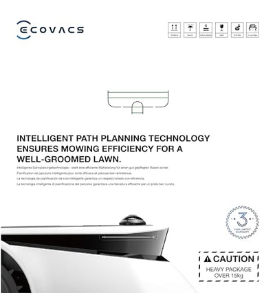 ECOVACS GOAT G1 Mähroboter ohne Begrenzungskabel für Gärten bis 1600 qm