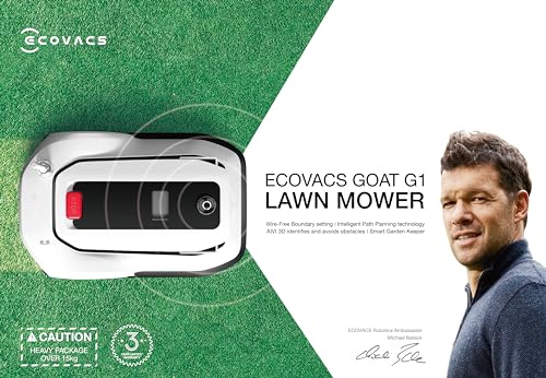 ECOVACS GOAT G1 Mähroboter ohne Begrenzungskabel für Gärten bis 1600 qm