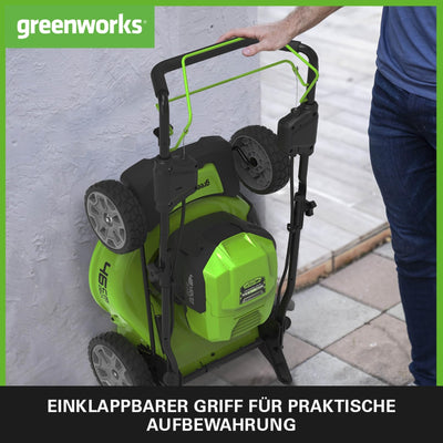 Greenworks 48V (2x24V) Selbstfahrender Akku Rasenmäher