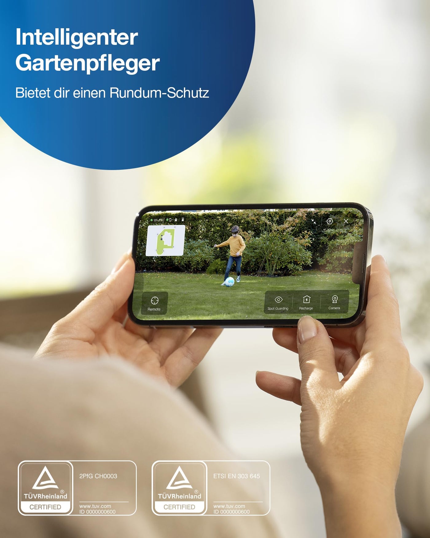 ECOVACS GOAT G1-800 Mähroboter ohne Begrenzungskabel 800㎡