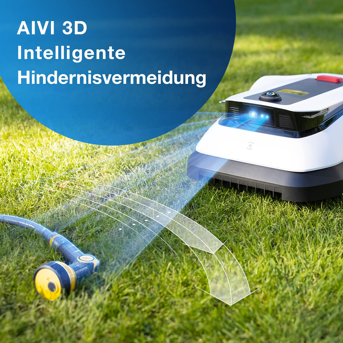ECOVACS GOAT G1 Mähroboter ohne Begrenzungskabel für Gärten bis 1600 qm