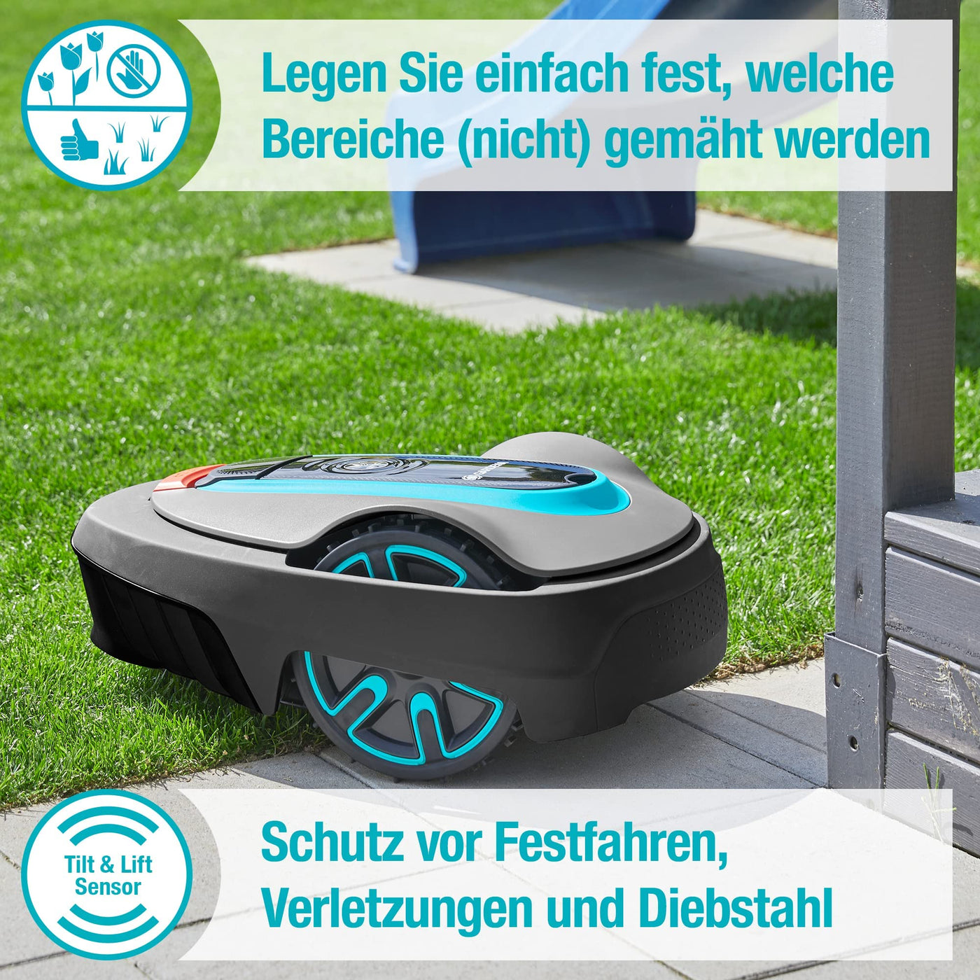 Gardena Mähroboter smart SILENO life 1000 m² Set