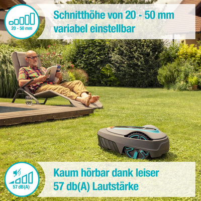 Gardena Mähroboter smart SILENO life 1000 m² Set