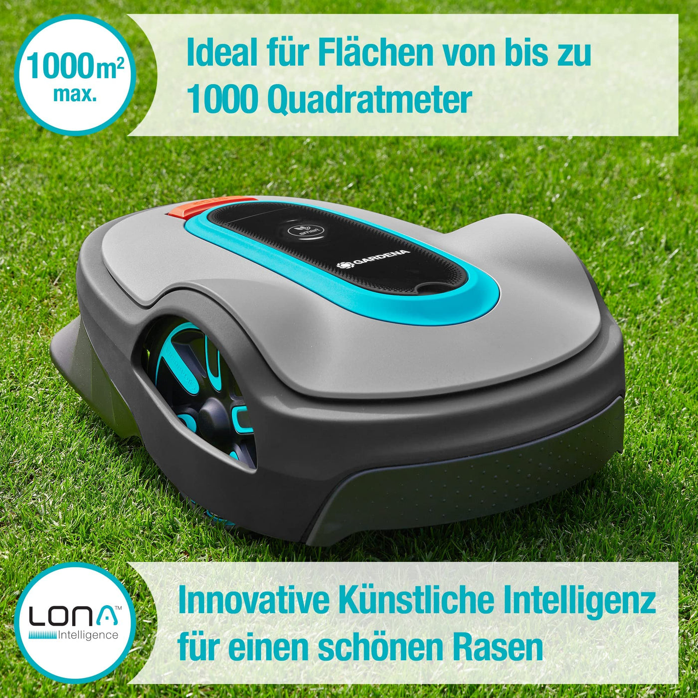 Gardena Mähroboter smart SILENO life 1000 m² Set