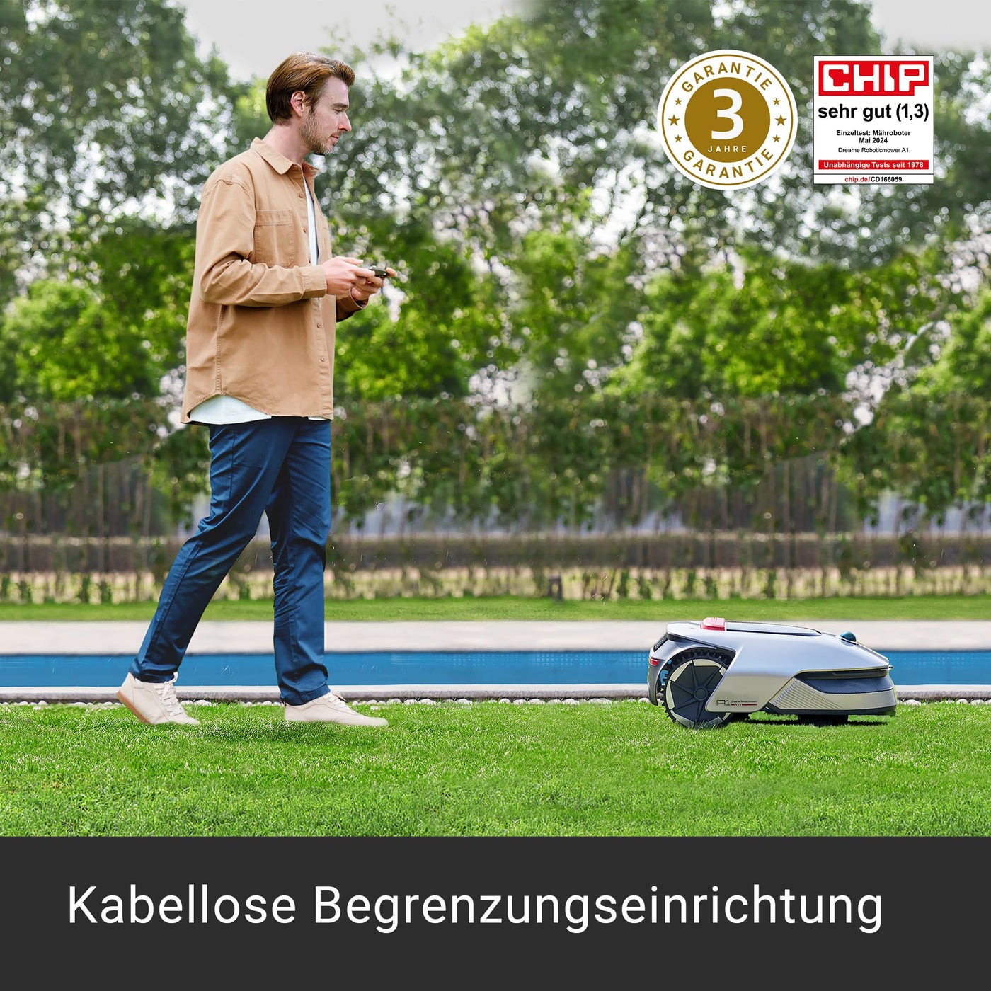 Dreame Intelligent Mähroboter Mower A1, Rasenmäher Roboter